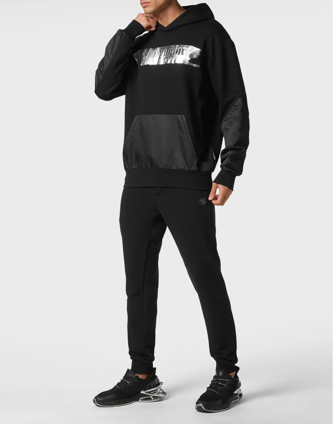 Hoodie Sweatshirt Silver Brush, цвет: Черный