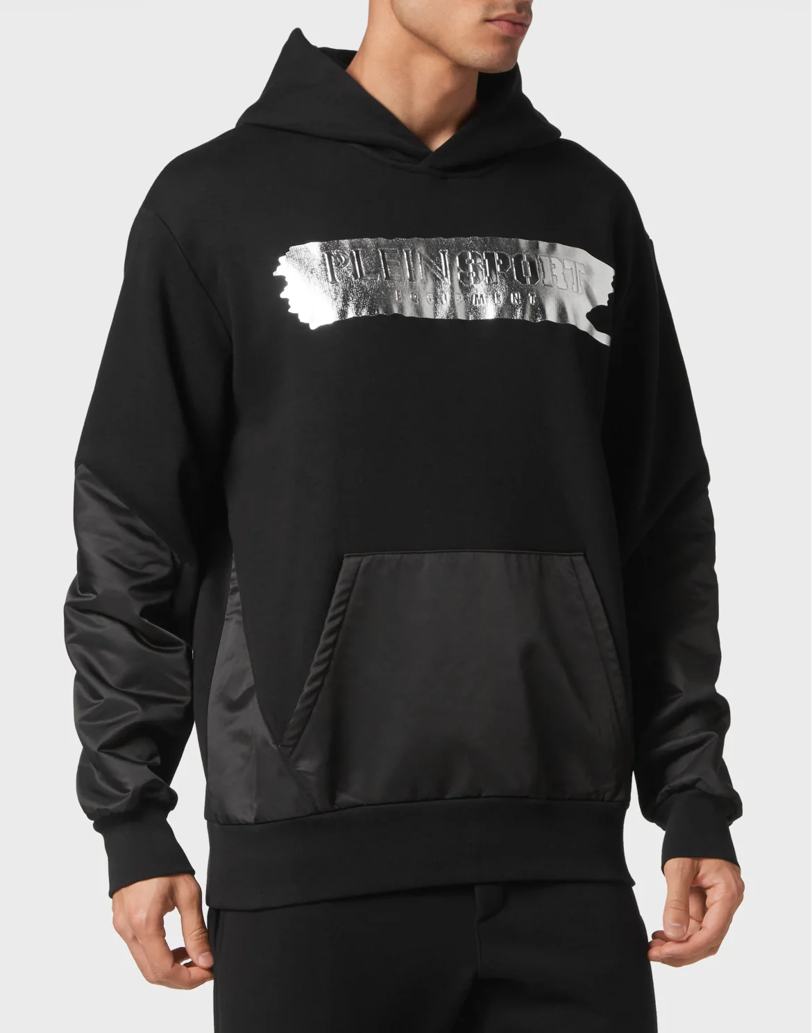 Hoodie Sweatshirt Silver Brush, цвет: Черный