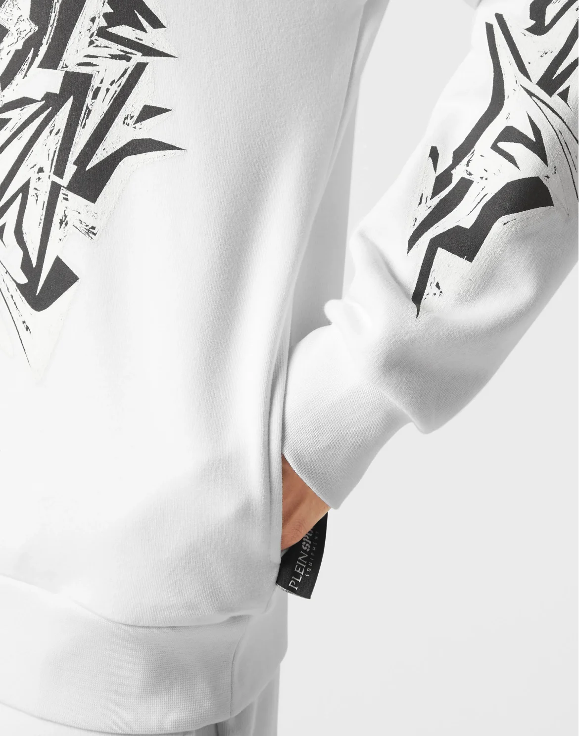 Hoodie Sweatshirt Thunder Tiger, цвет: Белый