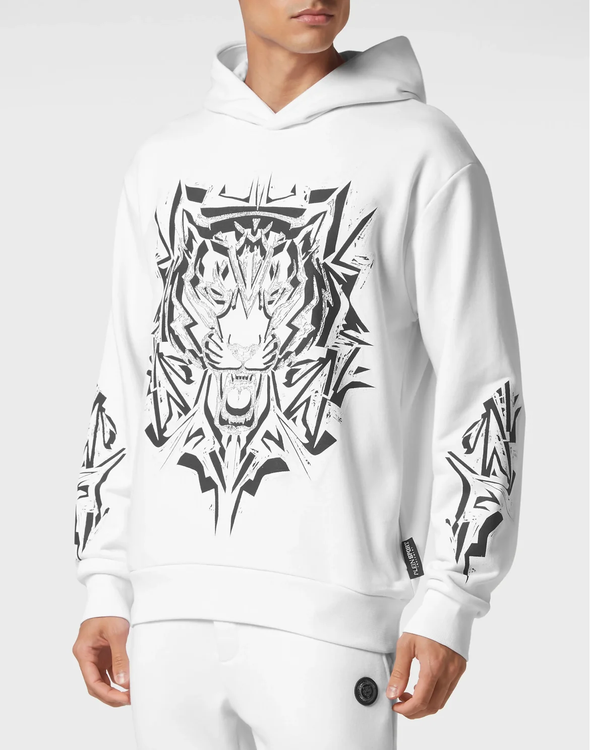 Hoodie Sweatshirt Thunder Tiger, цвет: Белый