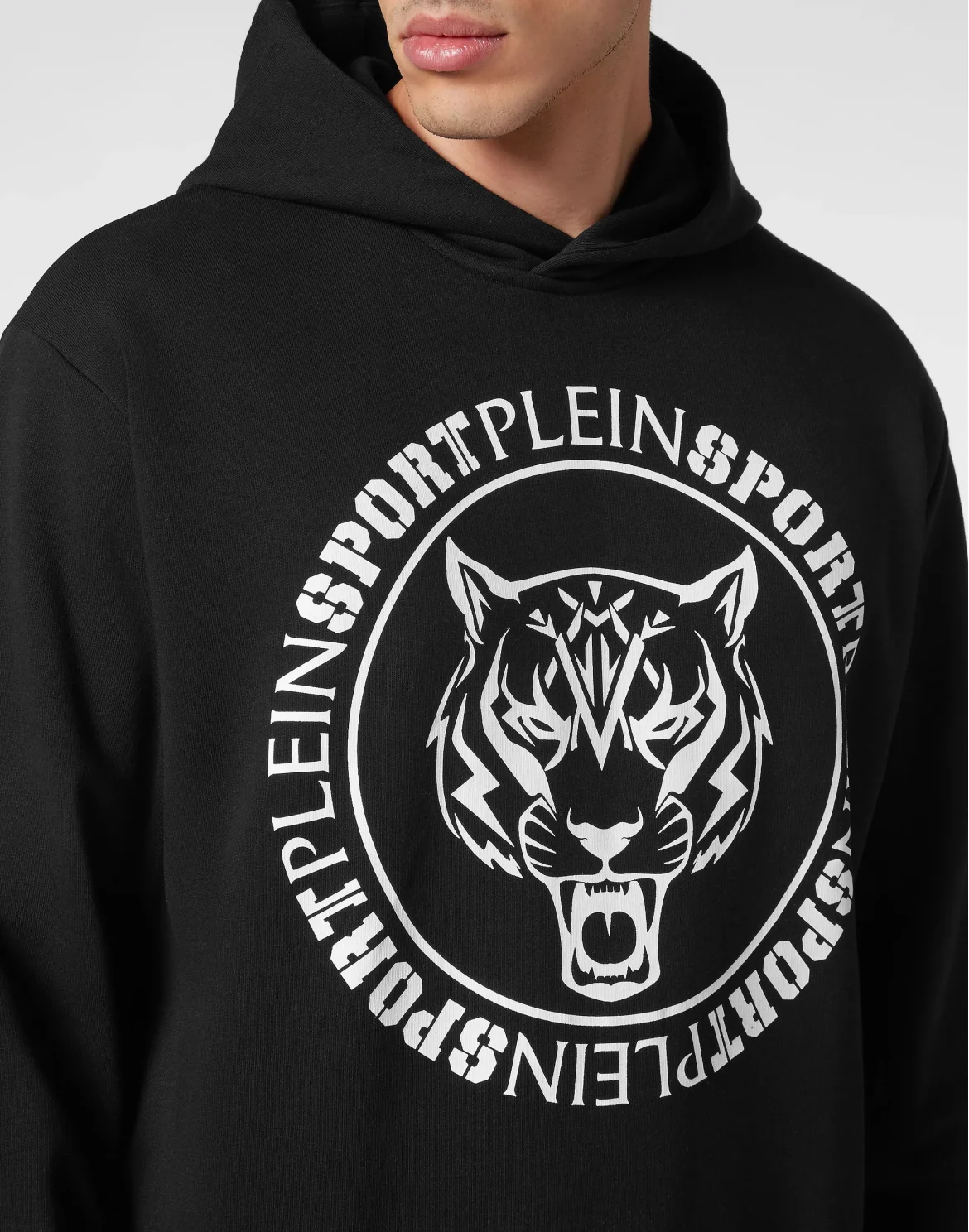 Hoodie Sweatshirt Tiger, цвет: Черный