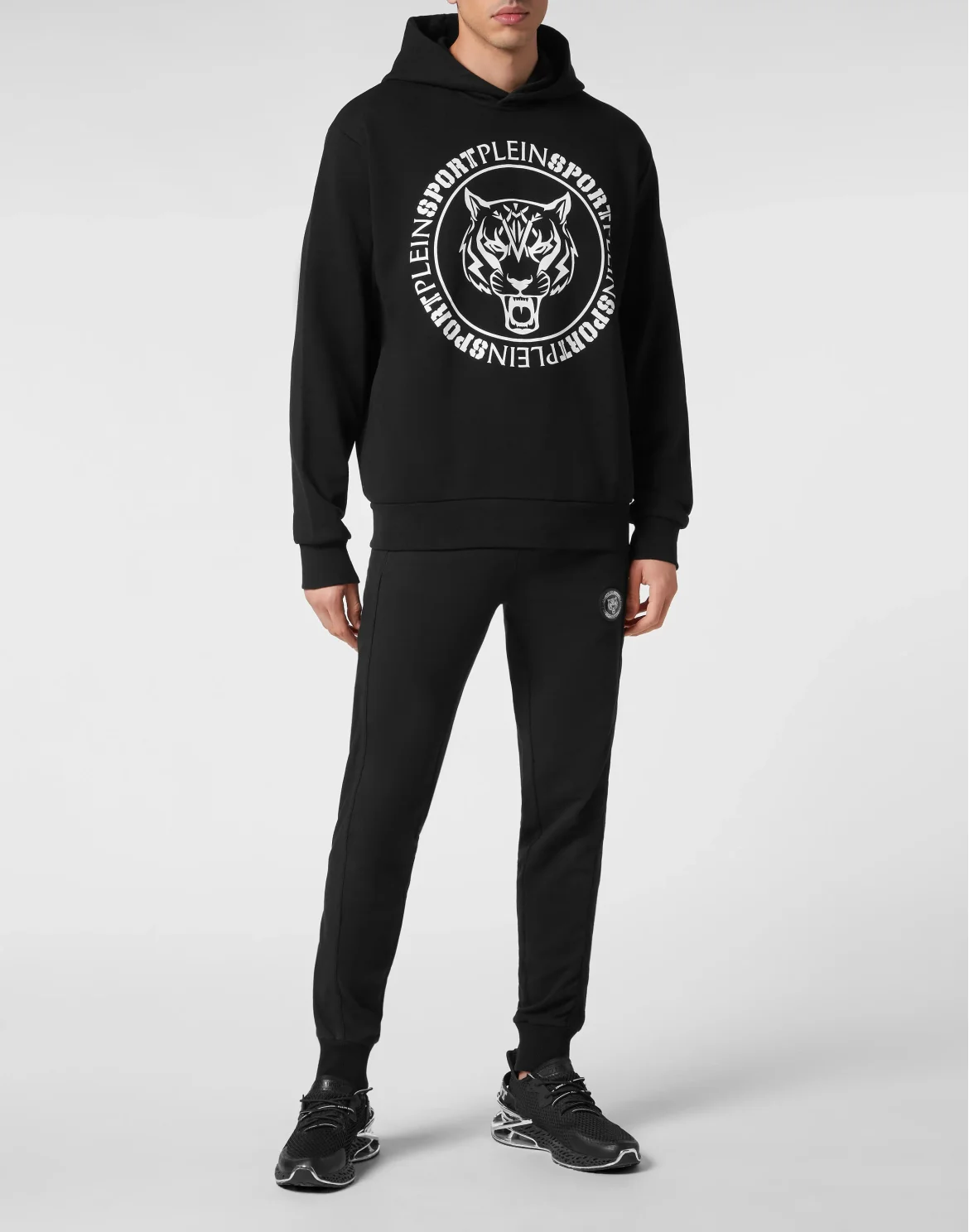 Hoodie Sweatshirt Tiger, цвет: Черный
