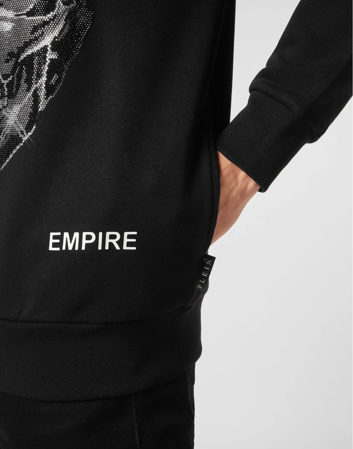 Hoodie Sweatshirt Chrome, цвет: Черный