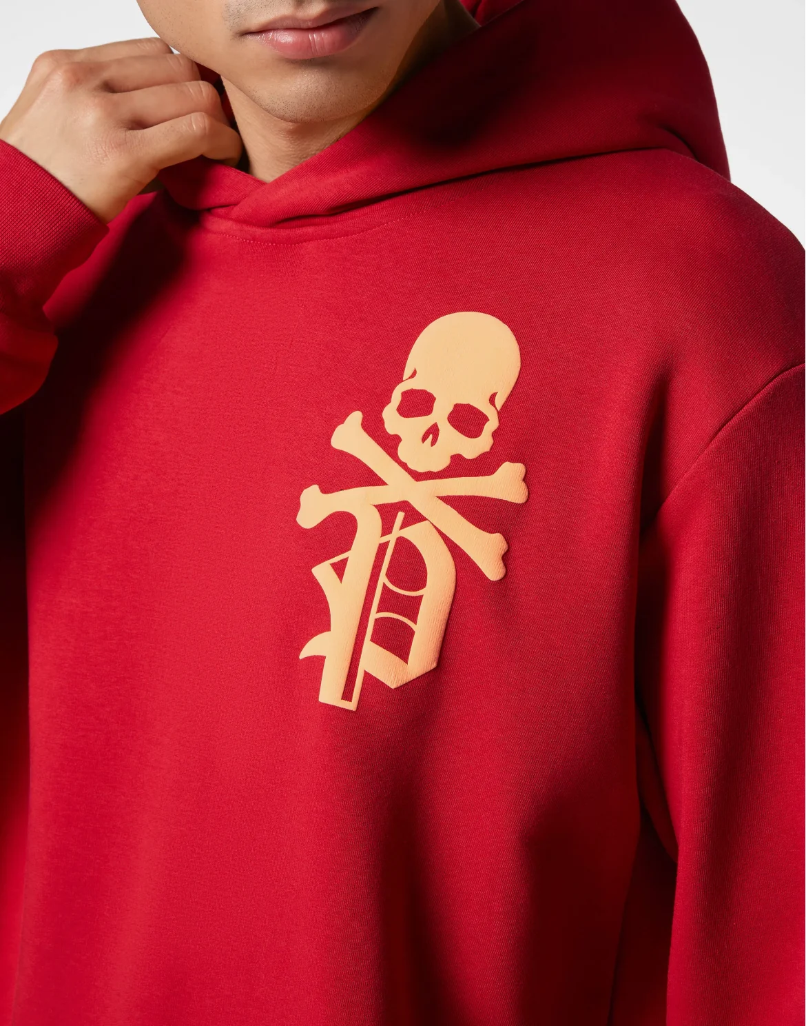 Hoodie Sweatshirt Gothic Plein, цвет: Красный