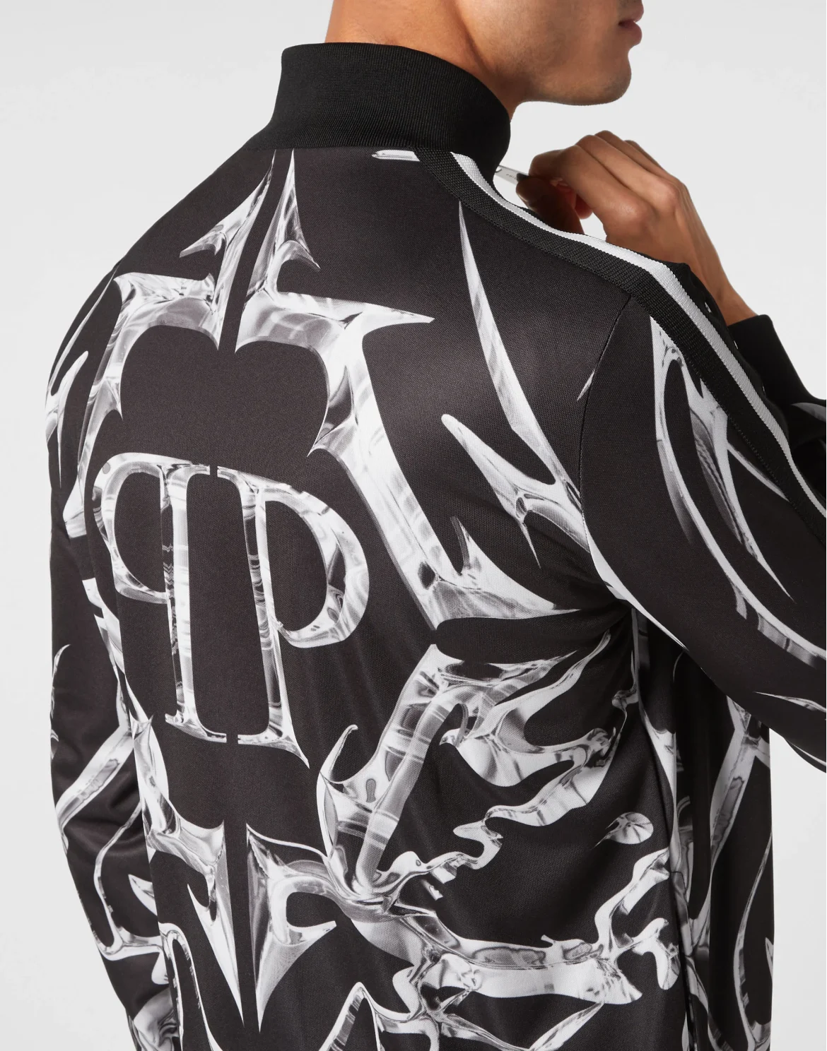 Jogging Zipped Jacket Chrome, цвет: Черный