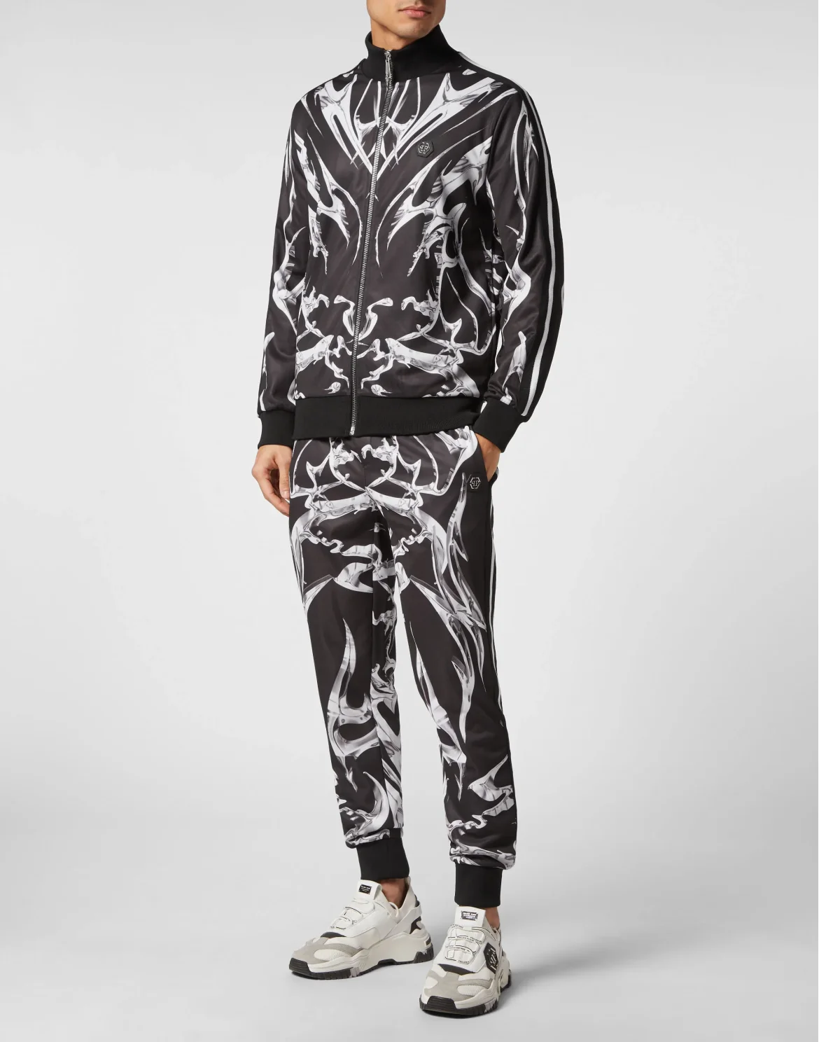 Jogging Zipped Jacket Chrome, цвет: Черный