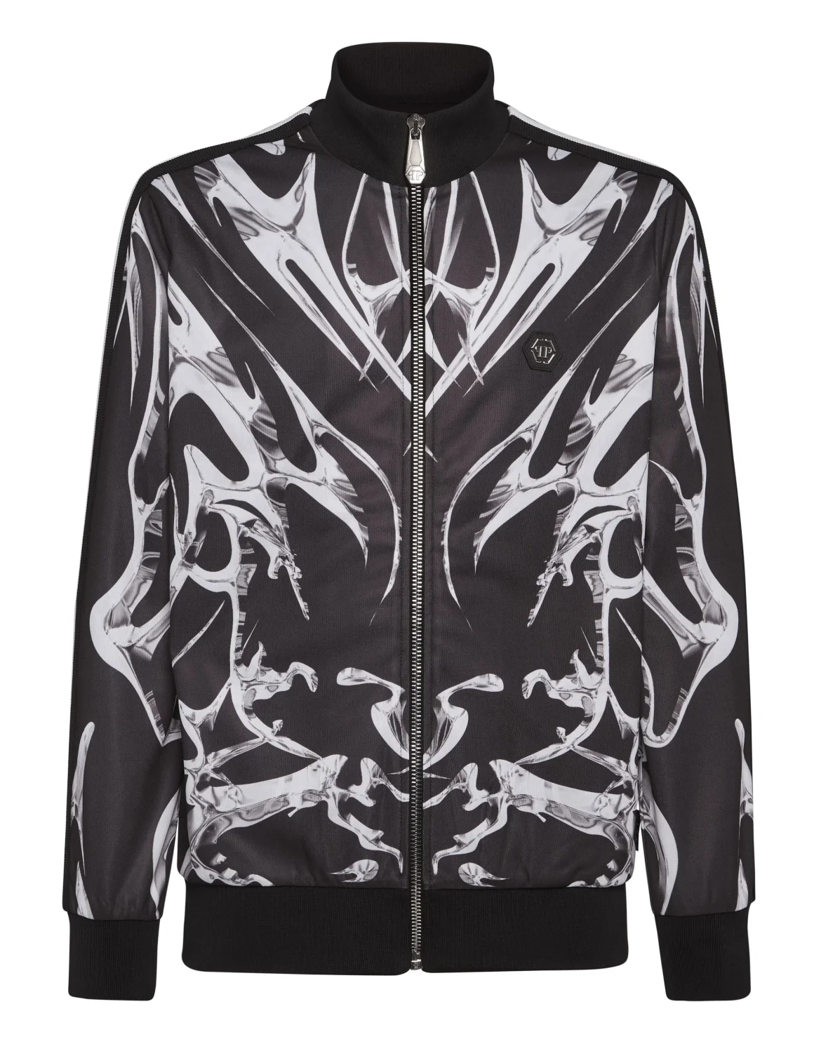 Jogging Zipped Jacket Chrome, цвет: Черный