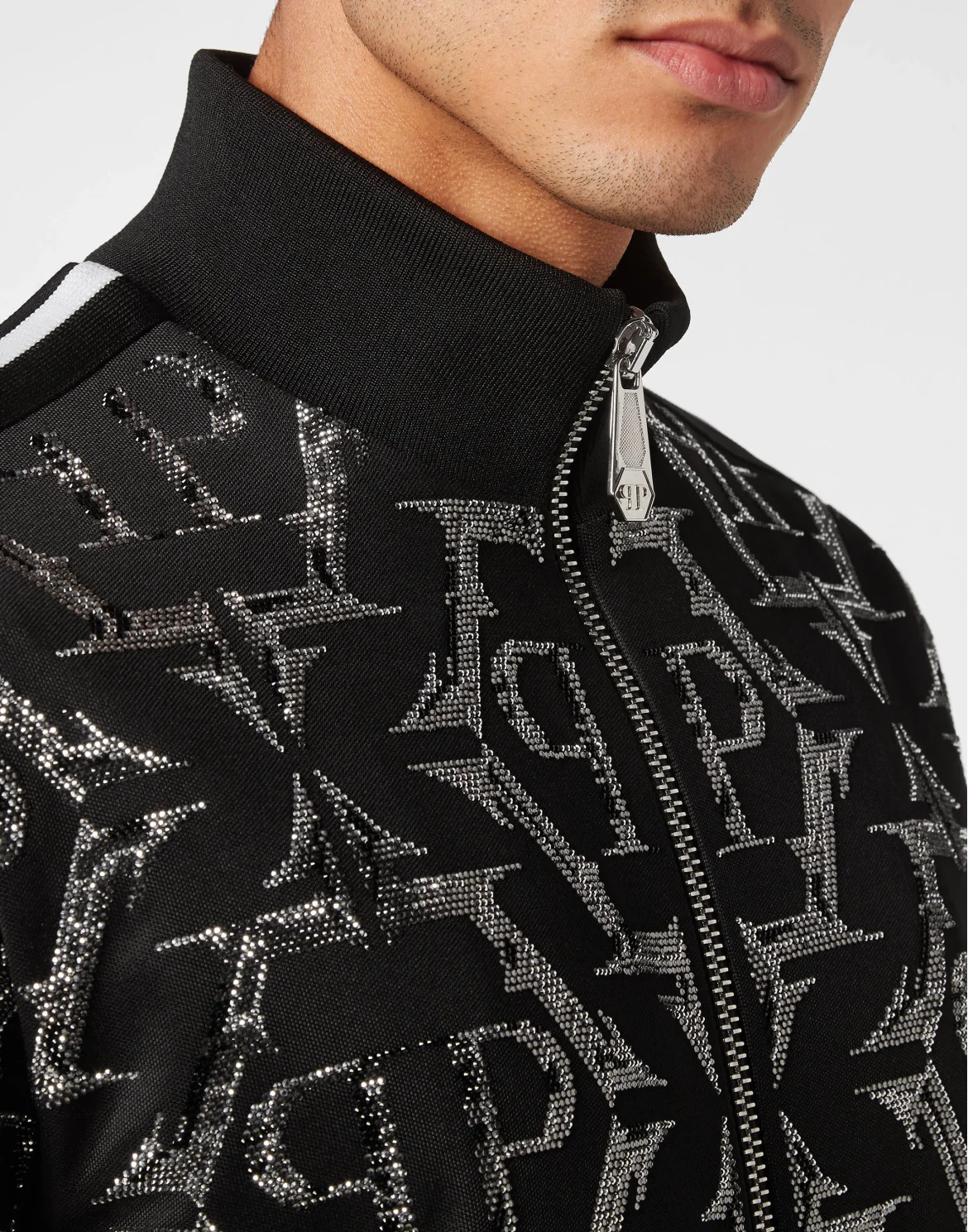 Jogging Zipped Jacket Chrome, цвет: Черный