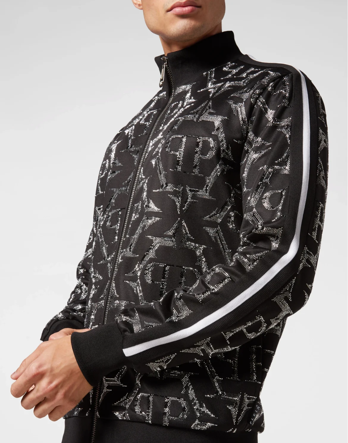 Jogging Zipped Jacket Chrome, цвет: Черный