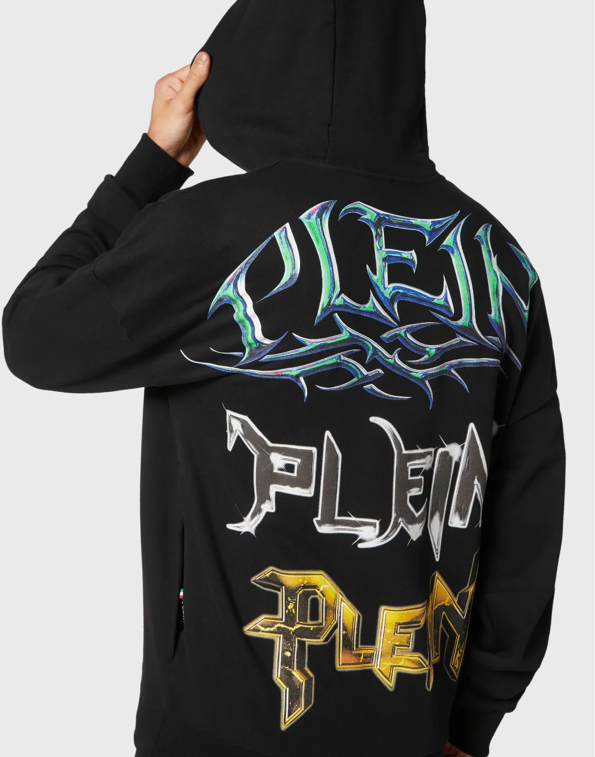 Hoodie sweatshirt Lettering, цвет: Черный