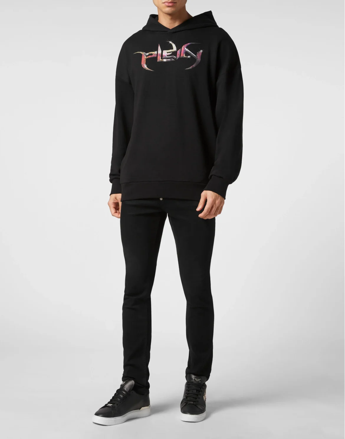 Hoodie sweatshirt Lettering, цвет: Черный