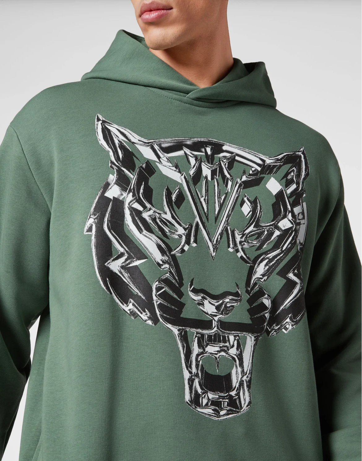 Hoodie Sweatshirt Chrome Tiger, цвет: Камуфляж