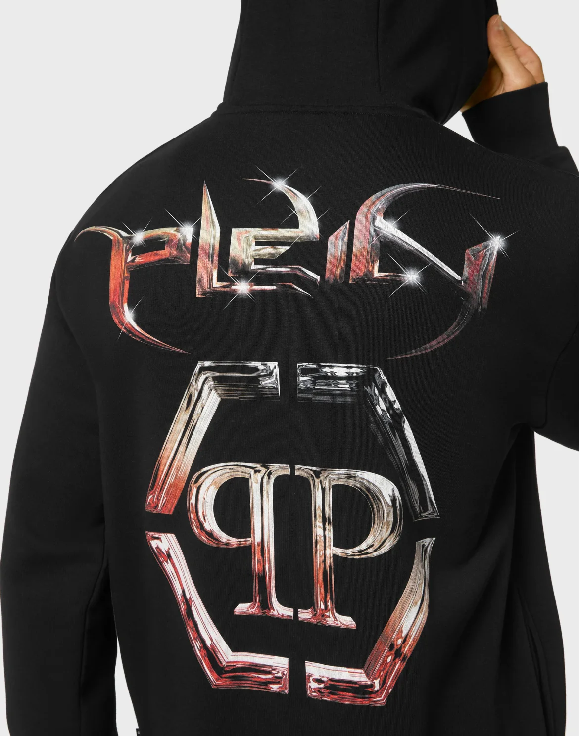 Hoodie Sweatshirt Lettering, цвет: Черный