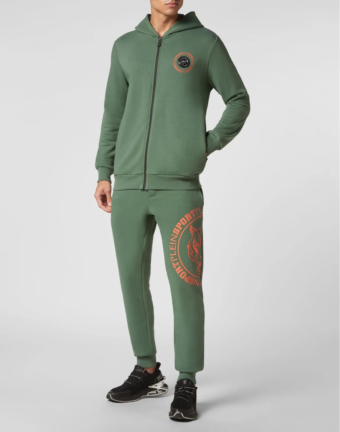 Jogging Tracksuit: Hoodie Sweatjacket/Trousers Tiger, цвет: Камуфляж