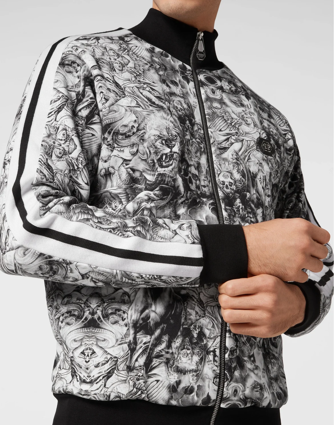 Jogging Tracksuit: Top/Trousers Tattoo, цвет: Черный