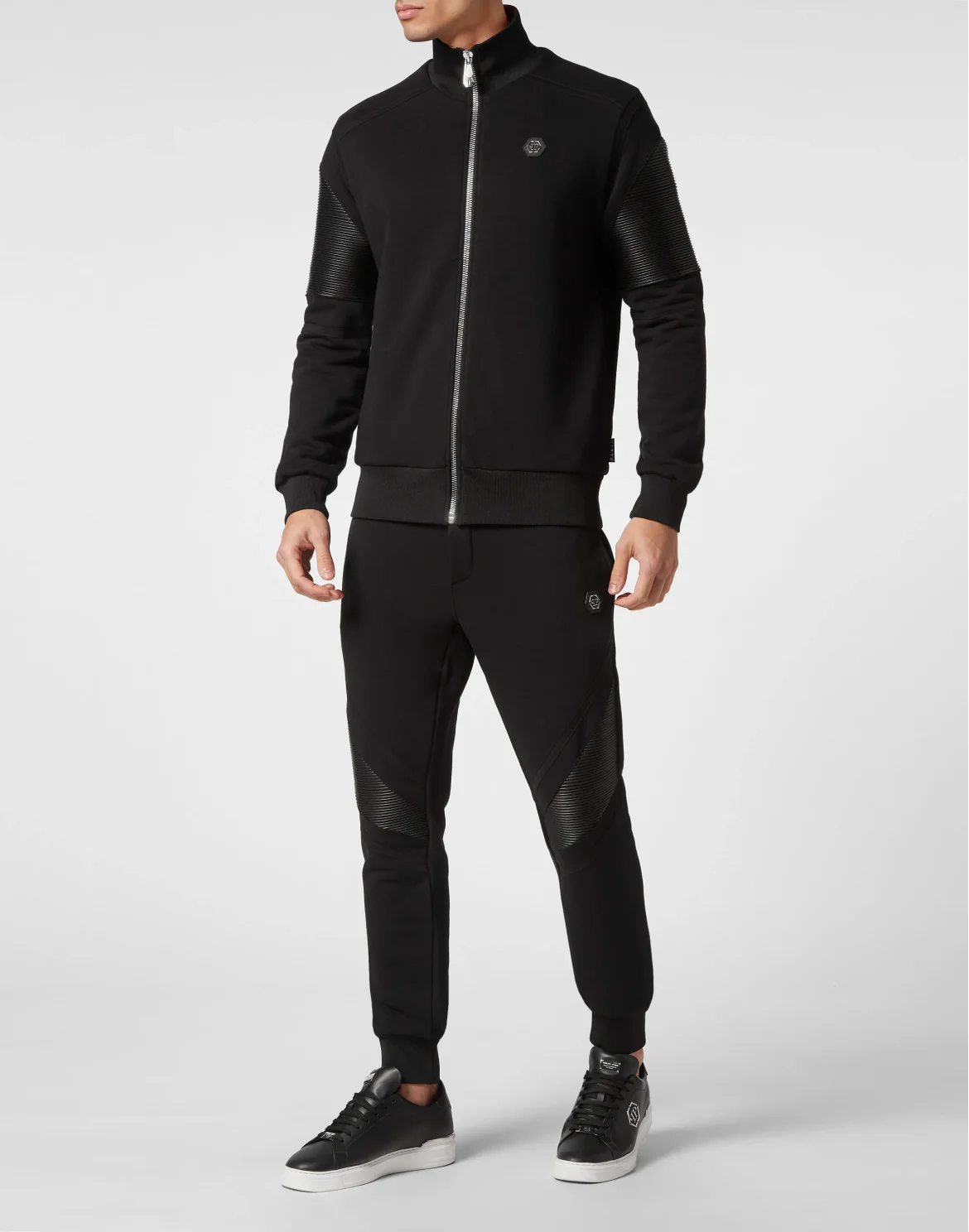 Jogging Tracksuit: Top/Trousers Constructed, цвет: Черный