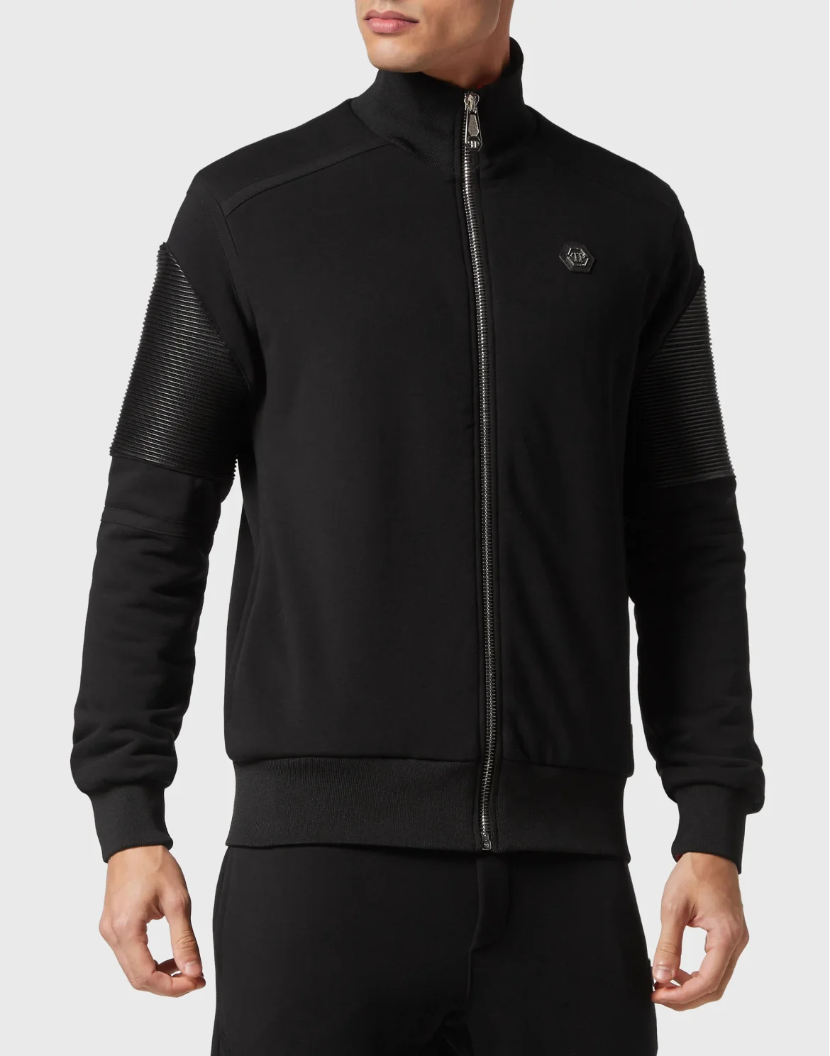Jogging Tracksuit: Top/Trousers Constructed, цвет: Черный