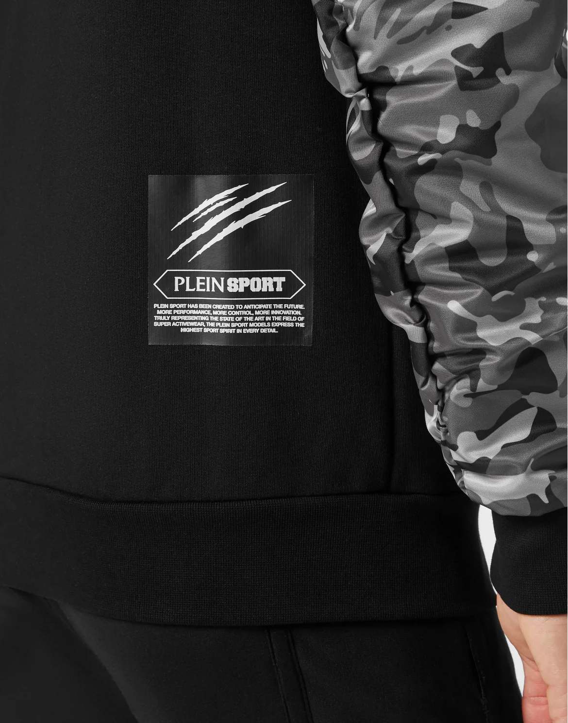 Sweatshirt LS Camouflage, цвет: Черный