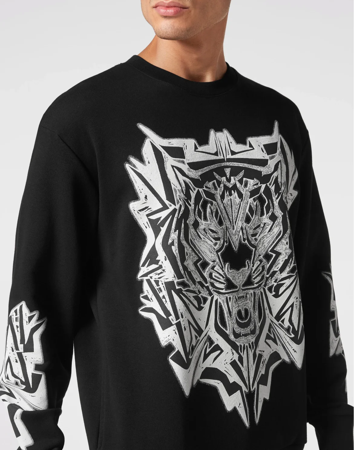Sweatshirt LS Thunder Tiger, цвет: Черный