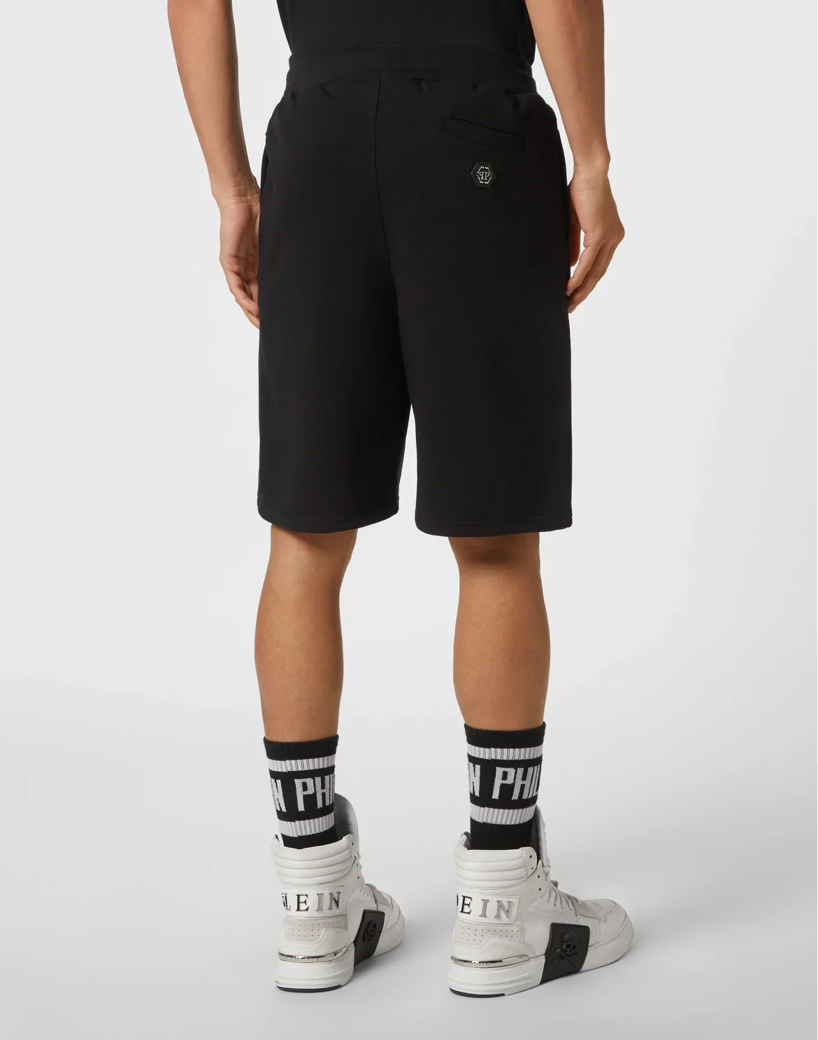 Jogging Shorts Gothic Plein, цвет: Черный