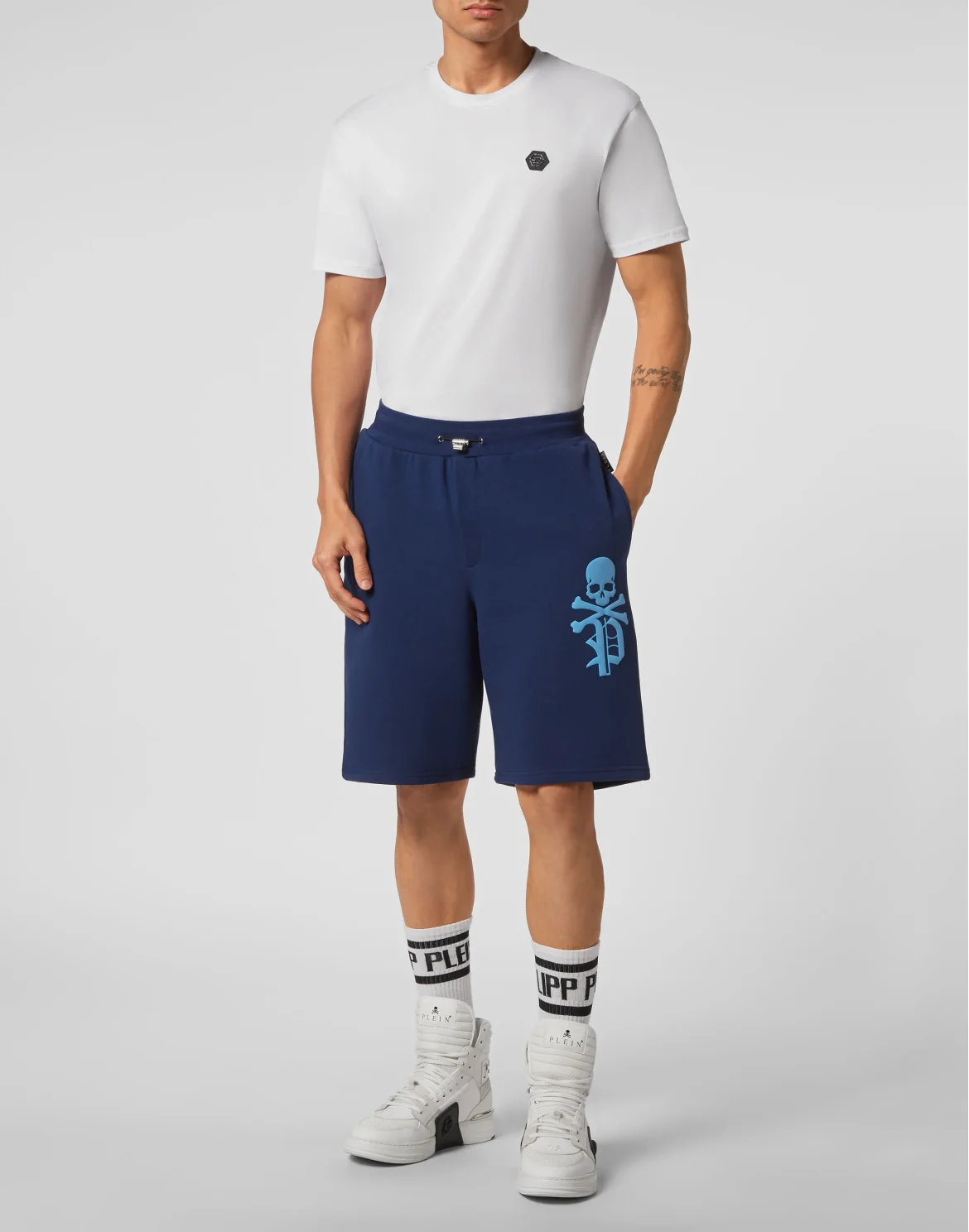 Jogging Shorts Gothic Plein, цвет: Синий