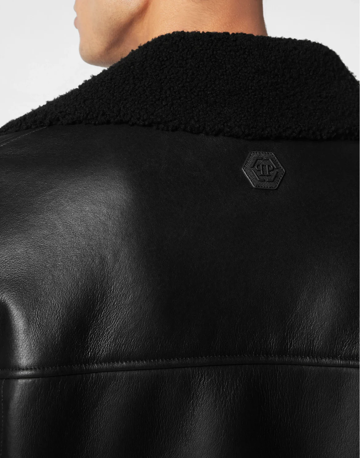 Long Shearling Jacket, цвет: Черный