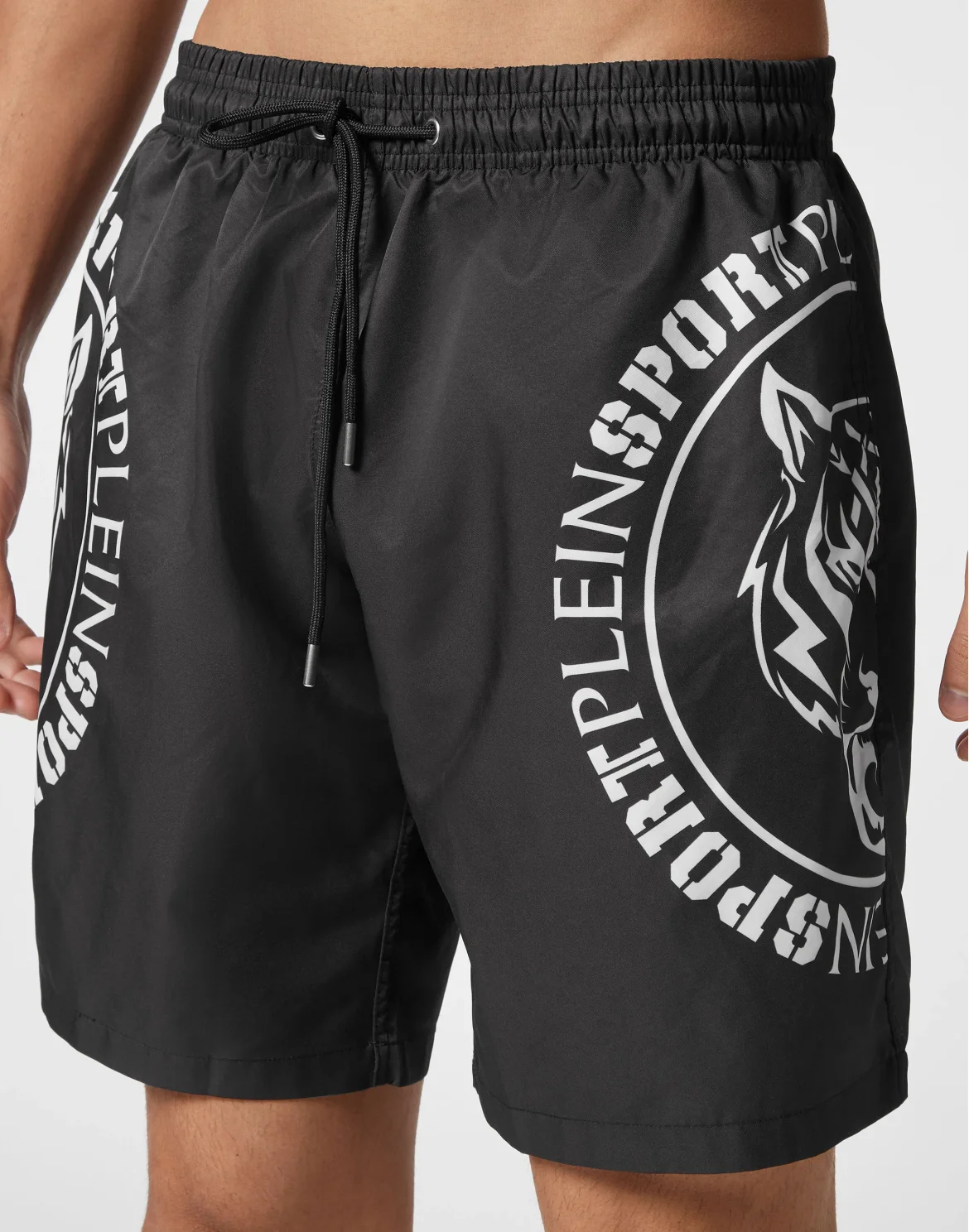 Long Swim-Trunks Tiger, цвет: Черный