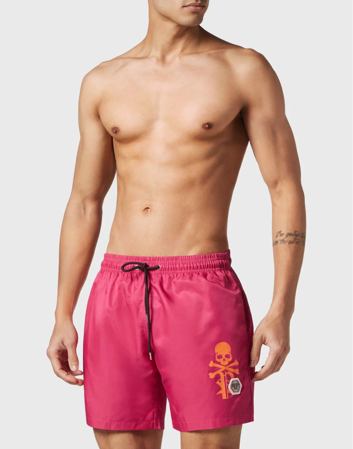 Swim-Trunks Skull&Bones, цвет: Красный