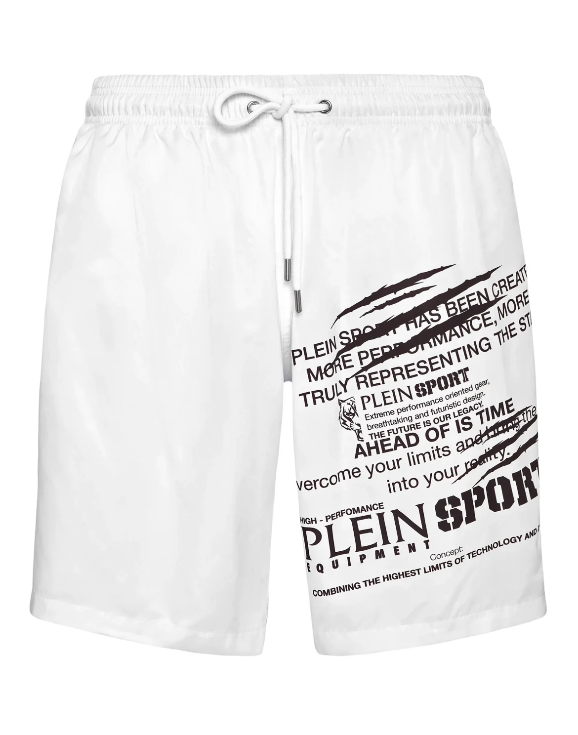 Long Swim-Trunks Lettering, цвет: Белый