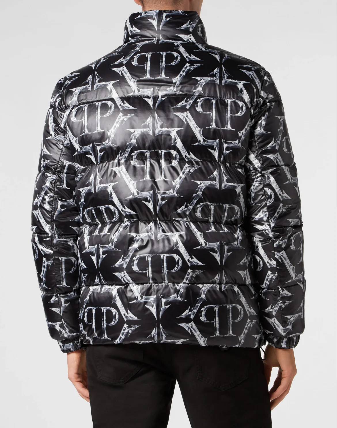 Nylon Puffer Jacket Chrome, цвет: Черный