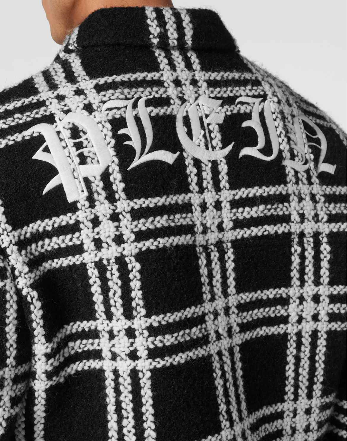 Alpaca Wool Bomber Gothic Plein, цвет: Черный