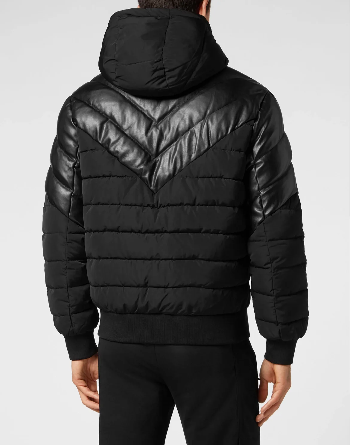 Nylon Puffer Jacket, цвет: Черный
