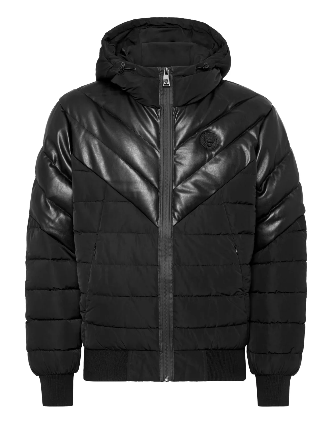 Nylon Puffer Jacket, цвет: Черный