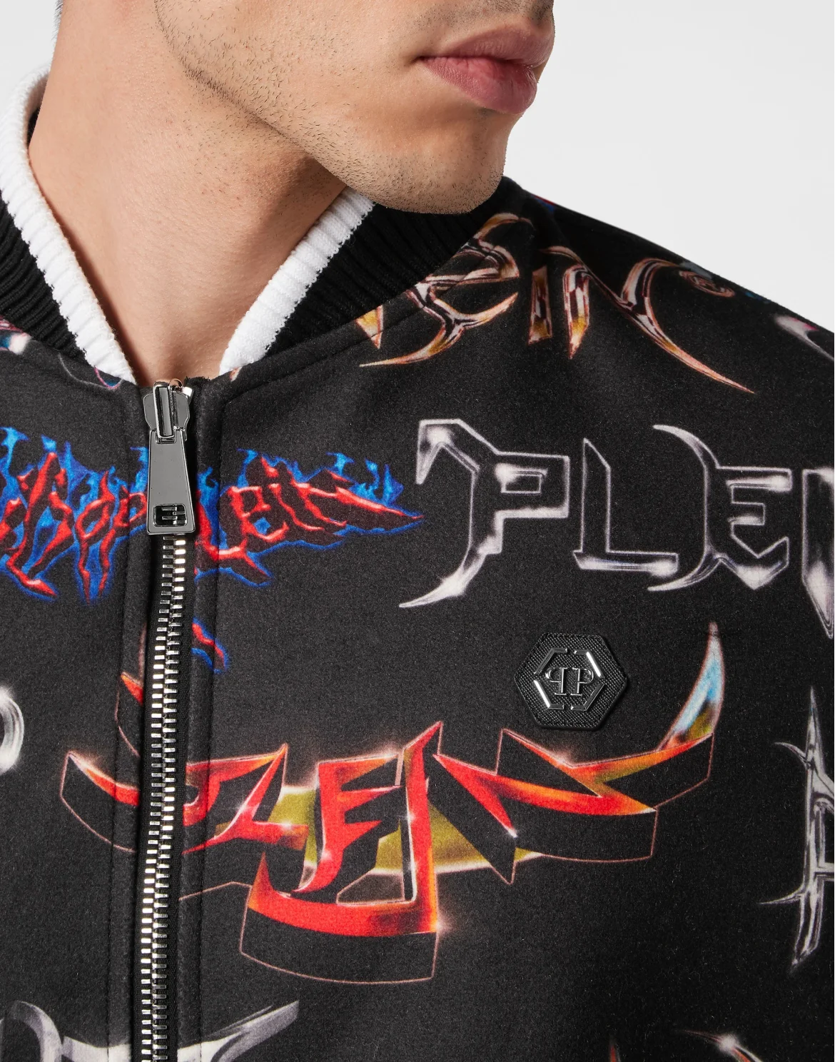 Bomber Lettering, цвет: Черный