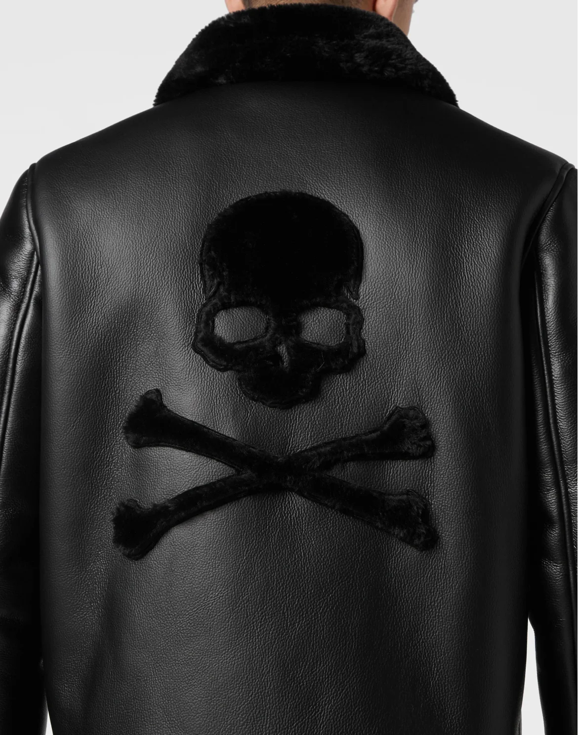 Eco Shearling Jacket, цвет: Черный