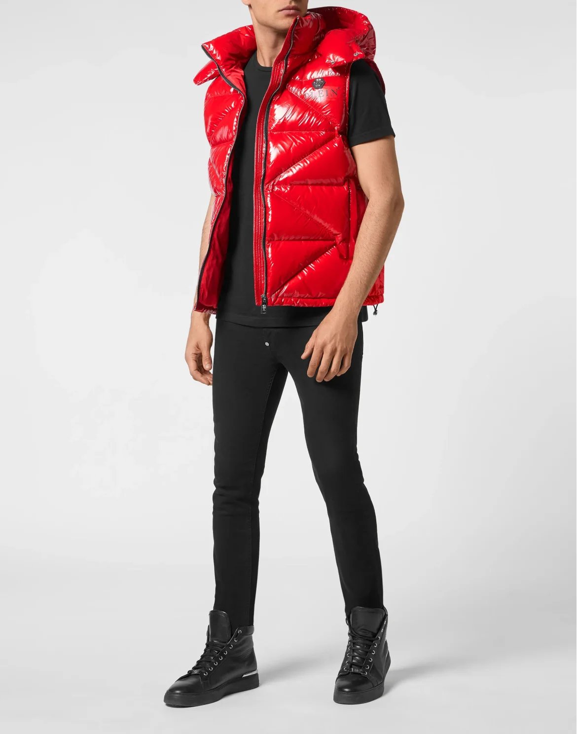 Sleeveless Jacket Hexagon, цвет: Красный