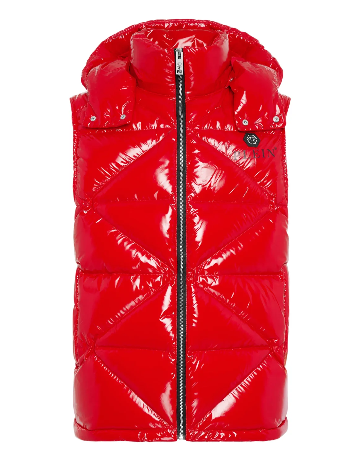 Sleeveless Jacket Hexagon, цвет: Красный