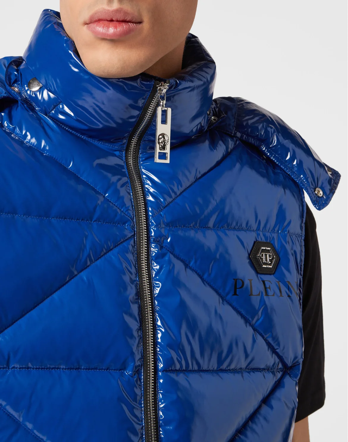Sleeveless Jacket Hexagon, цвет: Синий