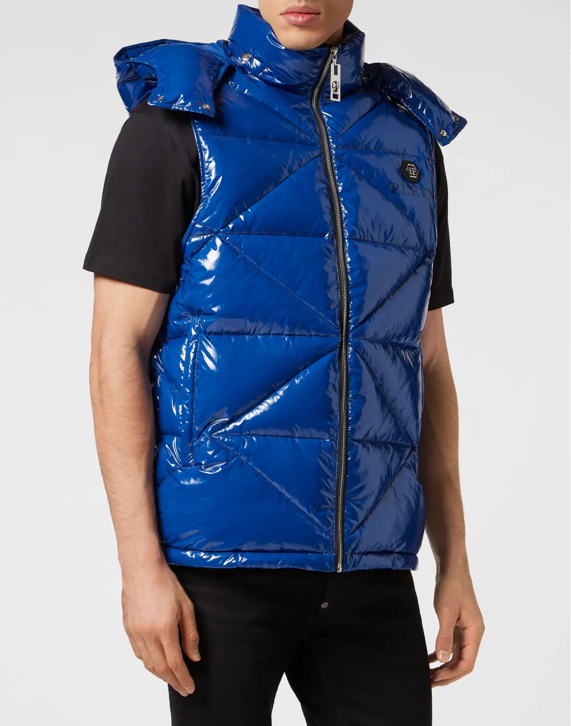 Sleeveless Jacket Hexagon, цвет: Синий
