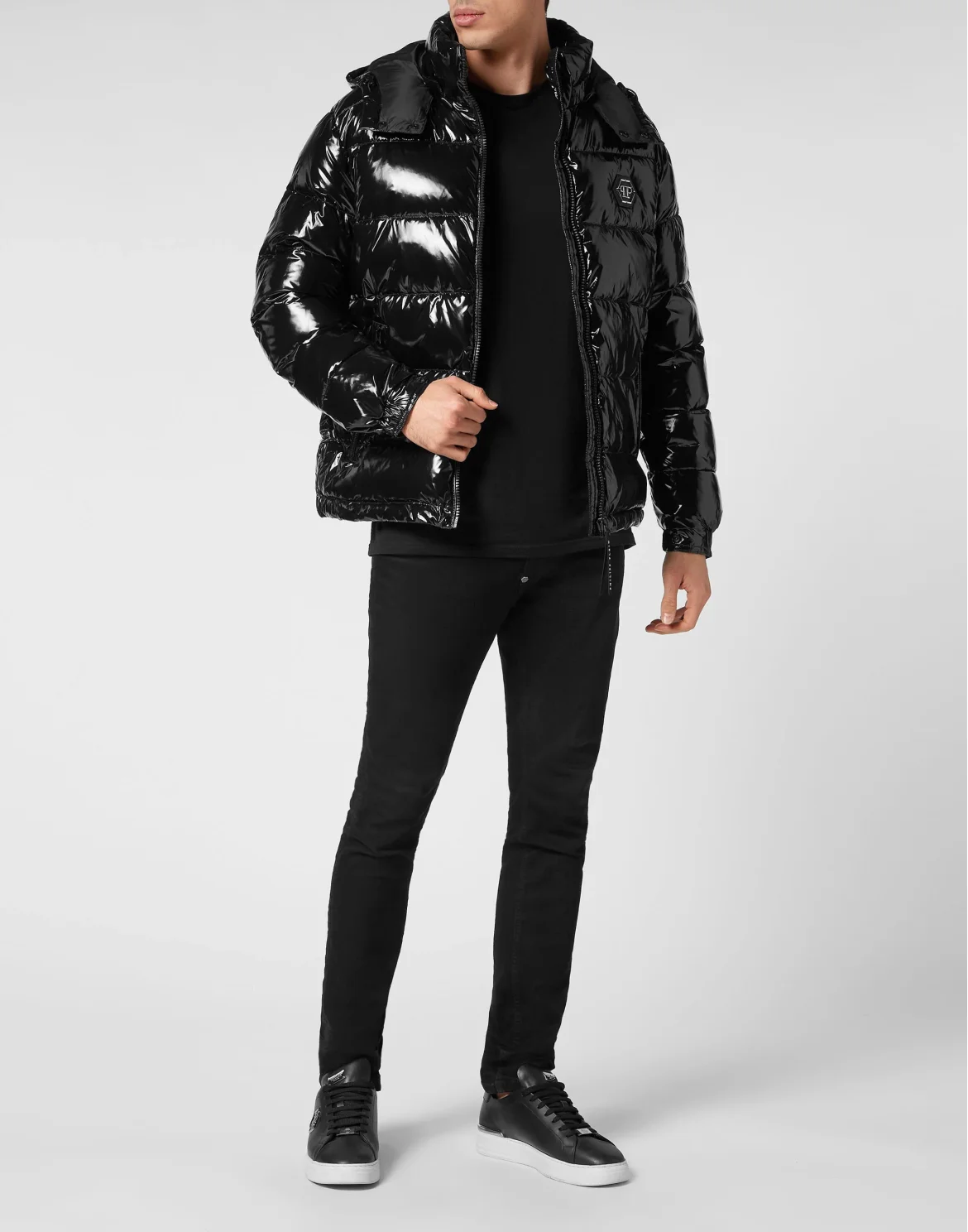 Oversize Jacket Hexagon, цвет: Черный