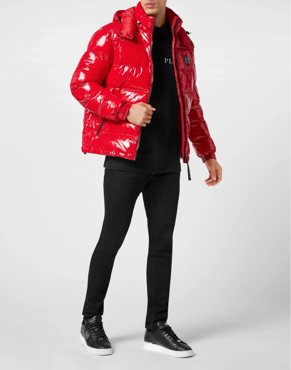 Oversize Jacket Hexagon, цвет: Красный