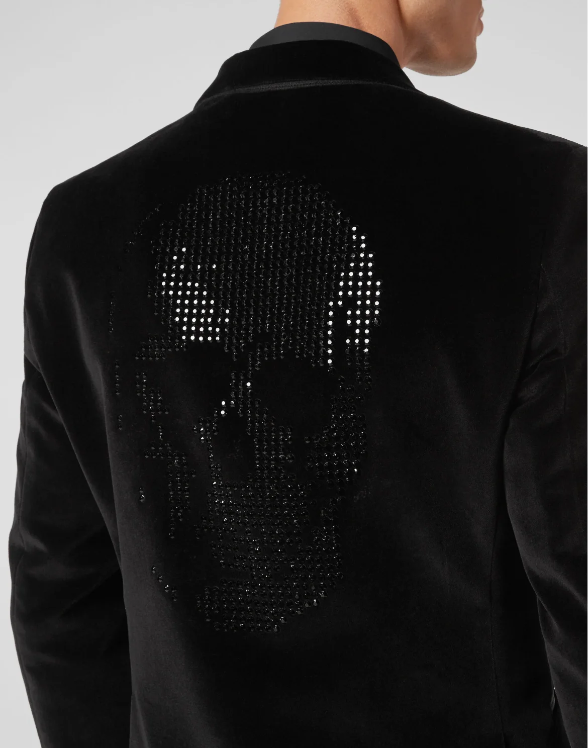 Velvet Blazer Lord fit Crystal Skull, цвет: Черный
