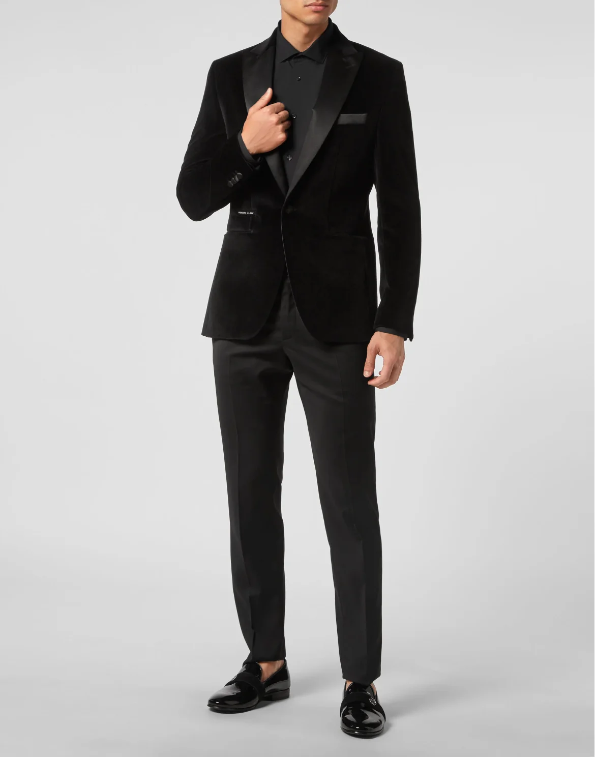 Velvet Blazer Lord fit Crystal Skull, цвет: Черный