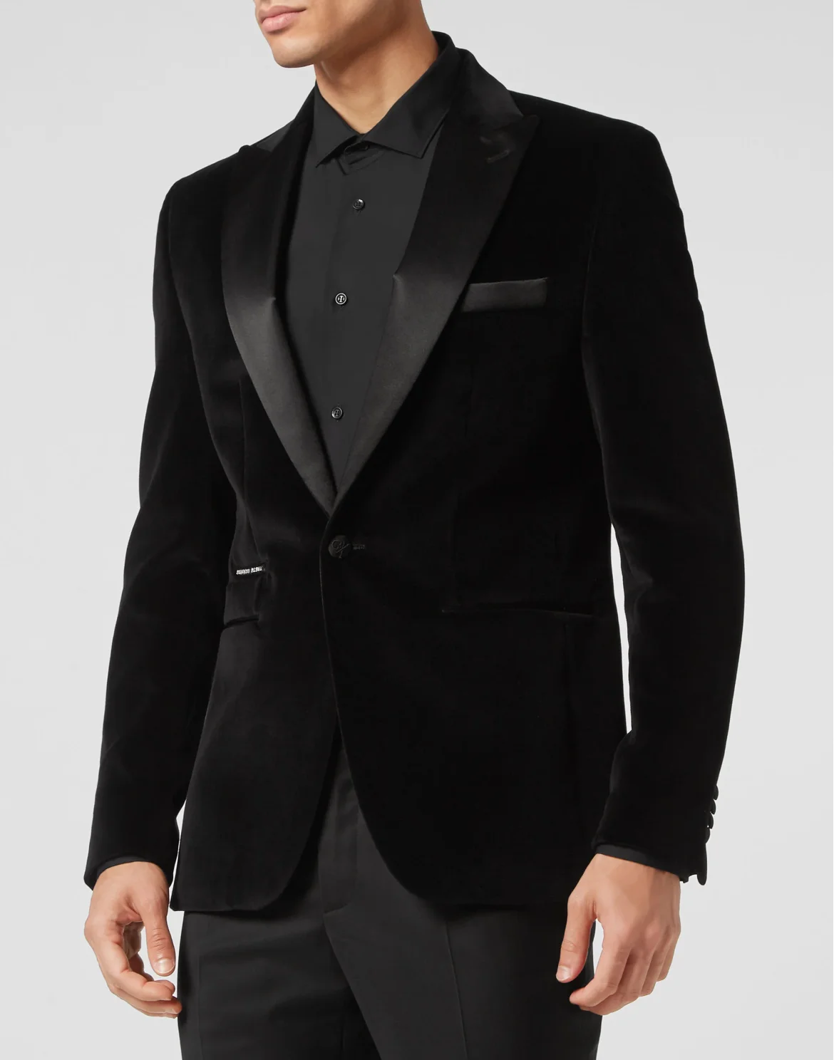 Velvet Blazer Lord fit Crystal Skull, цвет: Черный