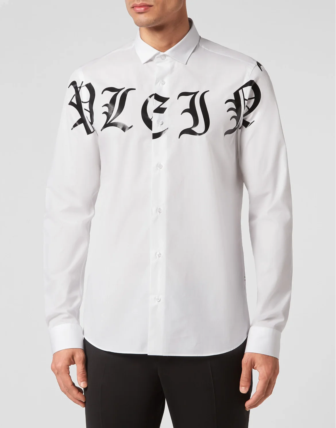 Shirt Sugar Daddy Cut LS Gothic Plein, цвет: Белый