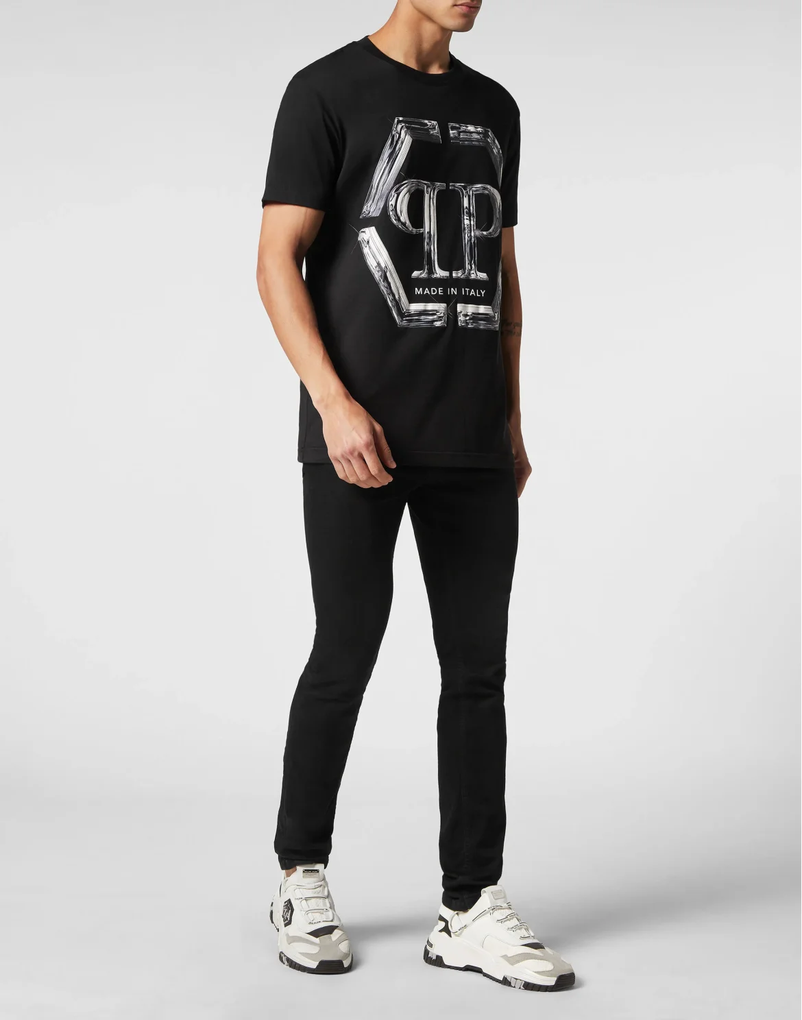 T-shirt Round Neck SS PP Glass, цвет: Черный
