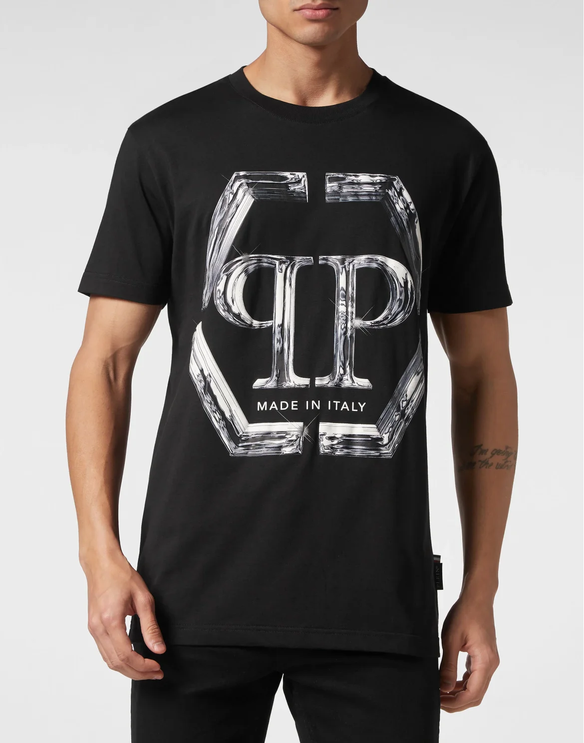 T-shirt Round Neck SS PP Glass, цвет: Черный