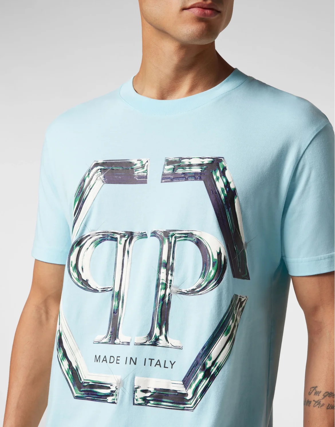 T-shirt Round Neck SS PP Glass, цвет: Голубой