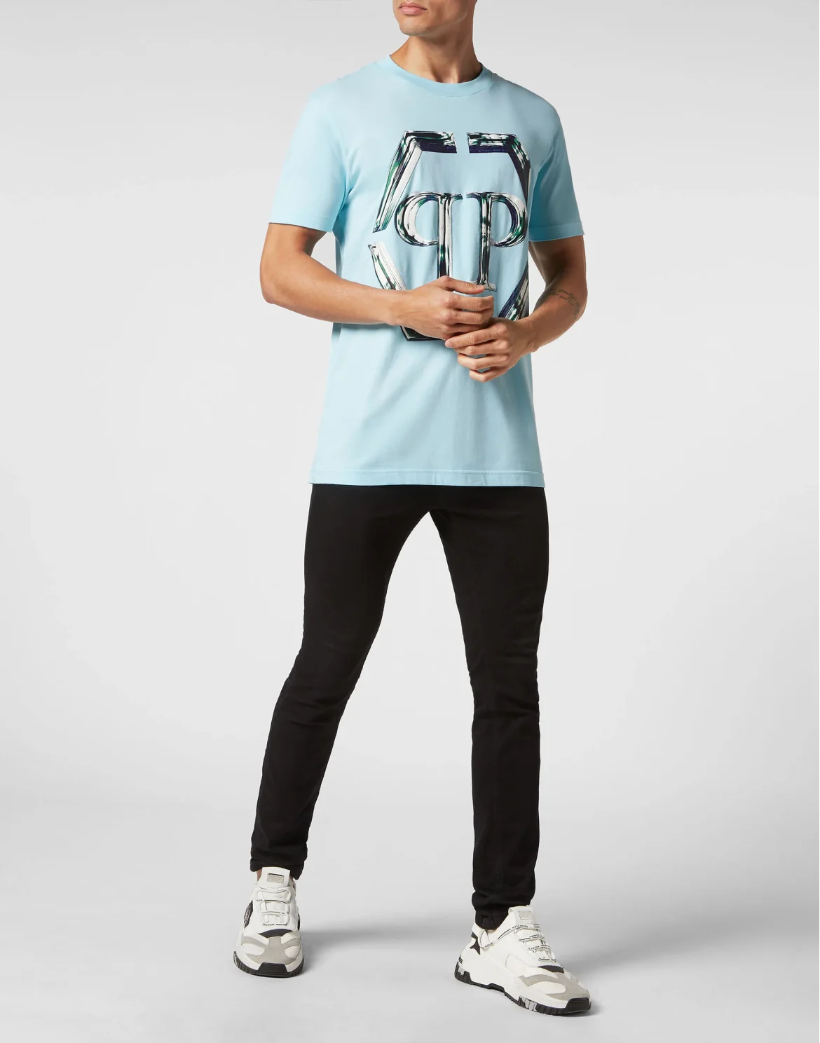 T-shirt Round Neck SS PP Glass, цвет: Голубой