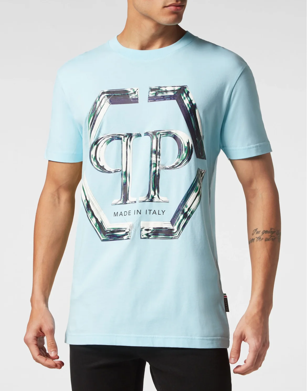 T-shirt Round Neck SS PP Glass, цвет: Голубой